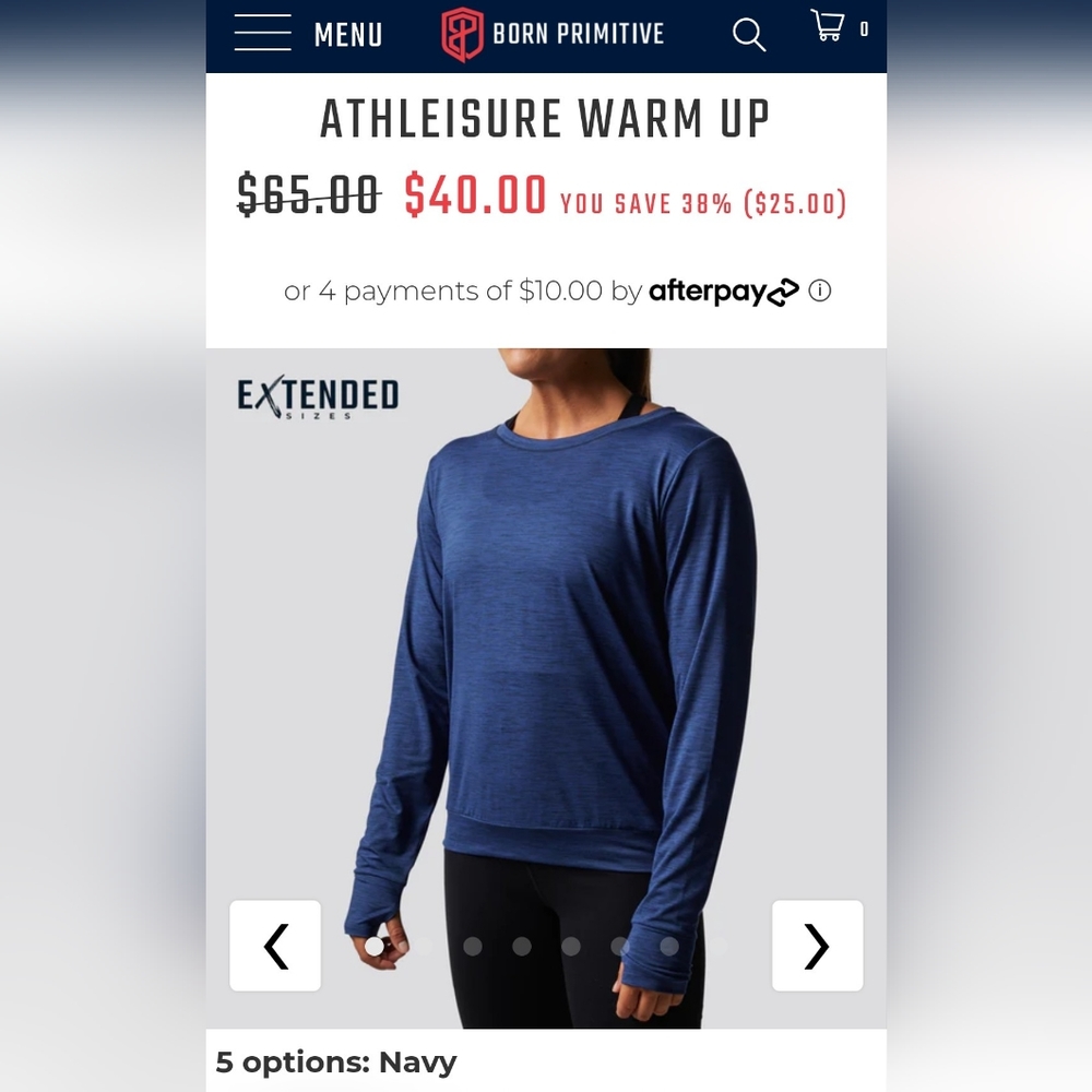 Born primitive athleisure long sleeve